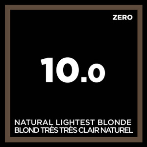 10.0  Zero - Natural Lightest Blonde